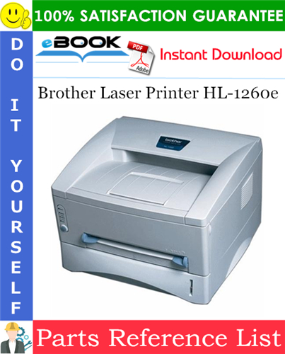 Thumbnail ☆☆ Best ☆☆ Brother Laser Printer HL-1260e Parts Reference List