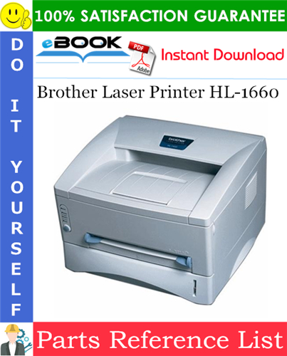 Thumbnail ☆☆ Best ☆☆ Brother Laser Printer HL-1660 Parts Reference List