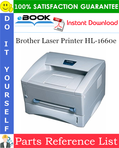 Thumbnail ☆☆ Best ☆☆ Brother Laser Printer HL-1660e Parts Reference List