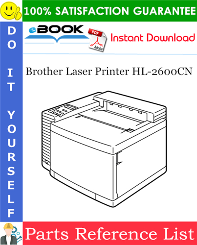Thumbnail ☆☆ Best ☆☆ Brother Laser Printer HL-2600CN Parts Reference List