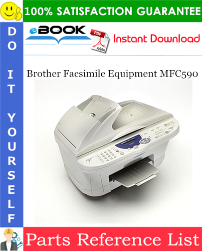 Thumbnail ☆☆ Best ☆☆ Brother Facsimile Equipment MFC590 Parts Reference List