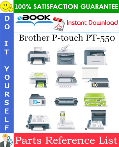 Thumbnail ☆☆ Best ☆☆ Brother P-touch PT-550 Parts Reference List Thumbnail ☆☆ Best ☆☆ Brother P-touch PT-550 Parts Reference List