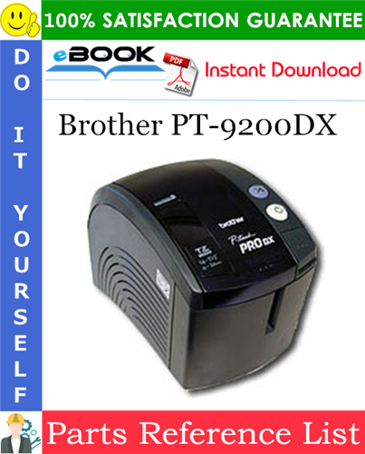 Thumbnail ☆☆ Best ☆☆ Brother PT-9200DX Parts Reference List Thumbnail ☆☆ Best ☆☆ Brother PT-9200DX Parts Reference List