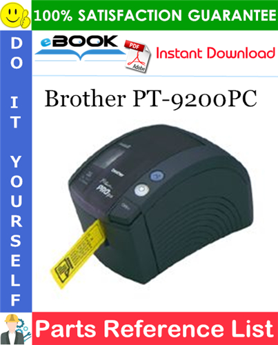 Thumbnail ☆☆ Best ☆☆ Brother PT-9200PC Parts Reference List Thumbnail ☆☆ Best ☆☆ Brother PT-9200PC Parts Reference List