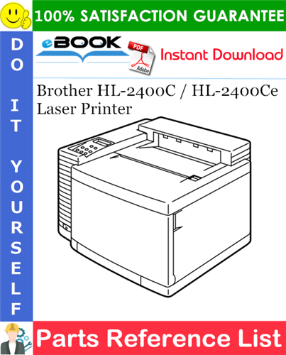 Thumbnail ☆☆ Best ☆☆ Brother HL-2400C / HL-2400Ce Laser Printer Parts Reference List
