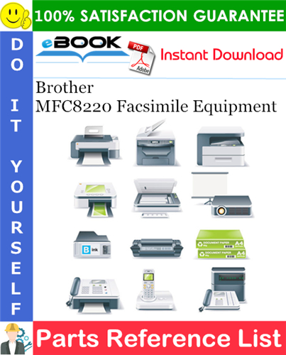Thumbnail ☆☆ Best ☆☆ Brother MFC8220 Facsimile Equipment Parts Reference List