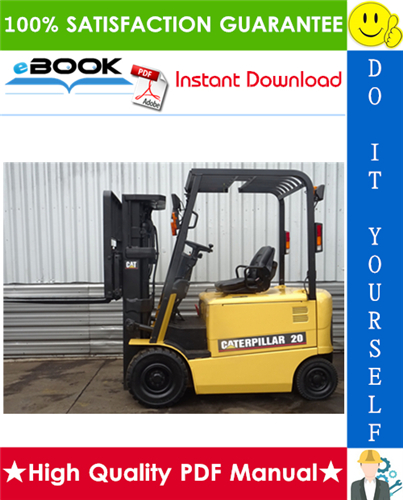 Thumbnail ☆☆ Best ☆☆ Caterpillar Cat EP20K, EP25K, EP30K, EP35K Lift Trucks Chassis, Mast & Options Service Repair Manual