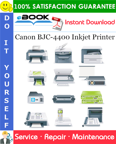 Thumbnail ☆☆ Best ☆☆ Canon BJC-4400 Inkjet Printer Service Repair Manual + Parts Catalog
