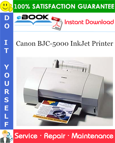 Thumbnail ☆☆ Best ☆☆ Canon BJC-5000 InkJet Printer Service Repair Manual + Parts Catalog