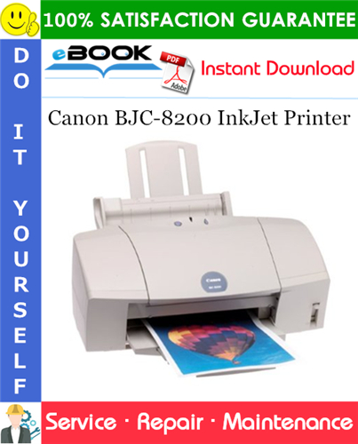 Thumbnail ☆☆ Best ☆☆ Canon BJC-8200 InkJet Printer Service Repair Manual + Parts Catalog Thumbnail ☆☆ Best ☆☆ Canon BJC-8200 InkJet Printer Service Repair Manual + Parts Catalog