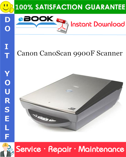 Thumbnail ☆☆ Best ☆☆ Canon CanoScan 9900F Scanner Service Repair Manual