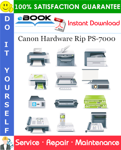 Thumbnail ☆☆ Best ☆☆ Canon Hardware Rip PS-7000 Service Repair Manual
