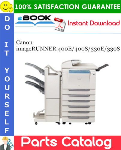 Thumbnail ☆☆ Best ☆☆ Canon imageRUNNER 400E/400S/330E/330S Parts Catalog Manual