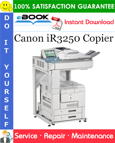 Thumbnail ☆☆ Best ☆☆ Canon iR3250 Copier Service Repair Manual + Parts Catalog