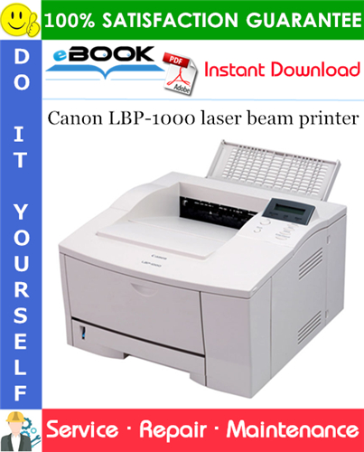 Thumbnail ☆☆ Best ☆☆ Canon LBP-1000 laser beam printer Service Repair Manual + Parts Catalog + Circuit Diagram Thumbnail ☆☆ Best ☆☆ Canon LBP-1000 laser beam printer Service Repair Manual + Parts Catalog + Circuit Diagram