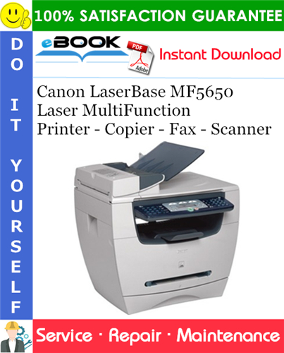 Thumbnail ☆☆ Best ☆☆ Canon LaserBase MF5650 Laser MultiFunction Printer - Copier - Fax - Scanner Service Repair Manual Thumbnail ☆☆ Best ☆☆ Canon LaserBase MF5650 Laser MultiFunction Printer - Copier - Fax - Scanner Service Repair Manual