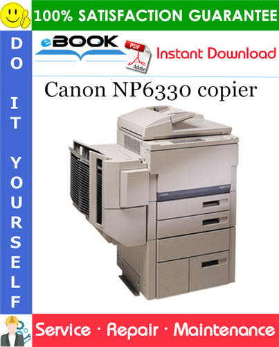 Thumbnail ☆☆ Best ☆☆ Canon NP6330 copier Service Repair Manual + Service Handbook + Parts Catalog