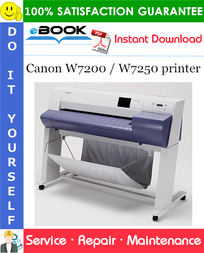 Thumbnail ☆☆ Best ☆☆ Canon W7200 / W7250 printer Service Repair Manual + Parts Catalog