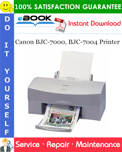 Thumbnail ☆☆ Best ☆☆ Canon BJC-7000, BJC-7004 Printer Service Repair Manual