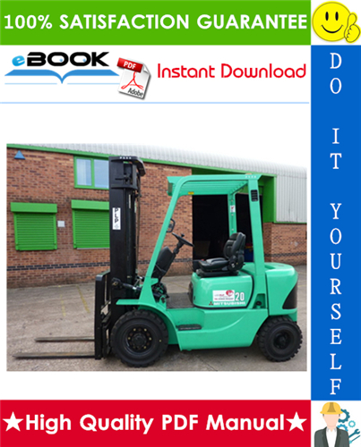 Thumbnail ☆☆ Best ☆☆ Mitsubishi FD20K AC, FD25K AC, FD30K AC, FD35K AC Forklift Trucks Service Repair Manual