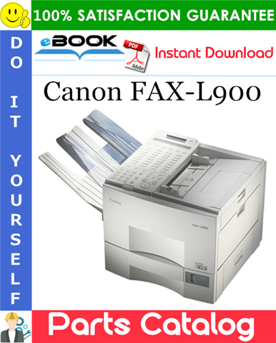 Thumbnail ☆☆ Best ☆☆ Canon FAX-L900 Parts Catalog Manual Thumbnail ☆☆ Best ☆☆ Canon FAX-L900 Parts Catalog Manual