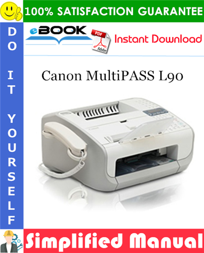 Thumbnail ☆☆ Best ☆☆ Canon MultiPASS L90 Parts Catalog Manual