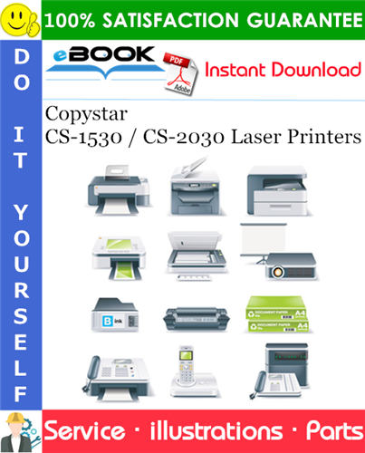 Thumbnail ☆☆ Best ☆☆ Copystar CS-1530 / CS-2030 Laser Printers Parts Manual