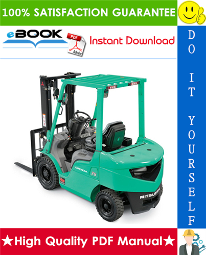 Thumbnail ☆☆ Best ☆☆ Mitsubishi FD10, FD14, FD15, FD18, FD20, FD25, FD30, FD35A Forklift Trucks Service Repair Manual