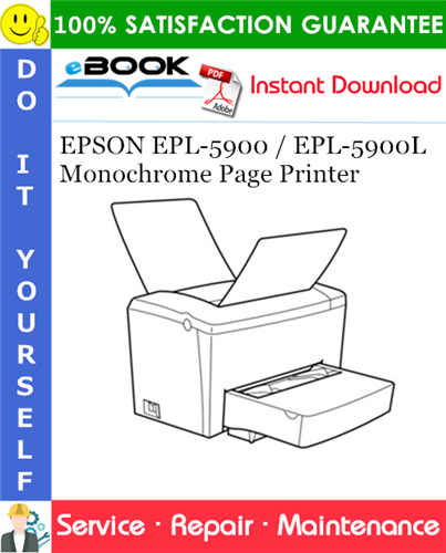 Thumbnail ☆☆ Best ☆☆ EPSON EPL-5900 / EPL-5900L Monochrome Page Printer Service Repair Manual