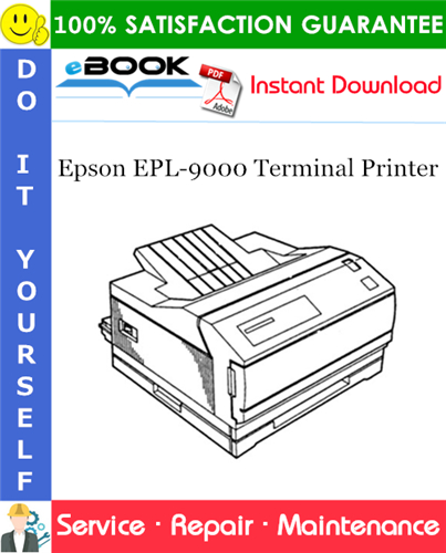 Thumbnail ☆☆ Best ☆☆ Epson EPL-9000 Terminal Printer Service Repair Manual