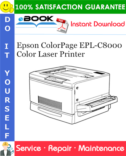 Thumbnail ☆☆ Best ☆☆ Epson ColorPage EPL-C8000 Color Laser Printer Service Repair Manual