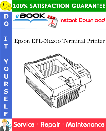 Thumbnail ☆☆ Best ☆☆ Epson EPL-N1200 Terminal Printer Service Repair Manual