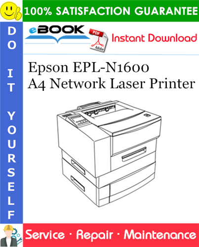 Thumbnail ☆☆ Best ☆☆ Epson EPL-N1600 A4 Network Laser Printer Service Repair Manual Thumbnail ☆☆ Best ☆☆ Epson EPL-N1600 A4 Network Laser Printer Service Repair Manual
