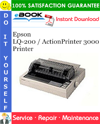 Thumbnail ☆☆ Best ☆☆ Epson LQ-200 / ActionPrinter 3000 Printer Service Repair Manual Thumbnail ☆☆ Best ☆☆ Epson LQ-200 / ActionPrinter 3000 Printer Service Repair Manual