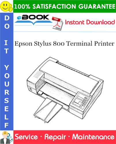 Thumbnail ☆☆ Best ☆☆ Epson Stylus 800 Terminal Printer Service Repair Manual