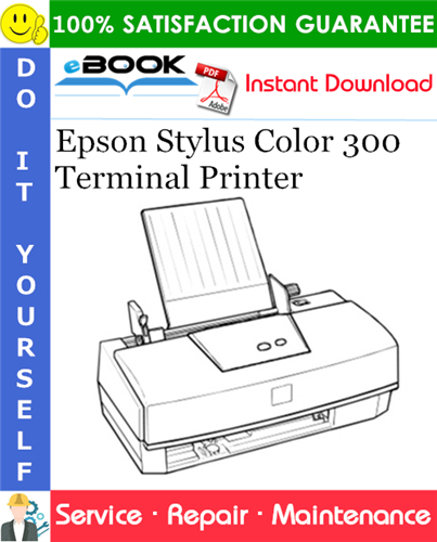 Thumbnail ☆☆ Best ☆☆ Epson Stylus Color 300 Terminal Printer Service Repair Manual
