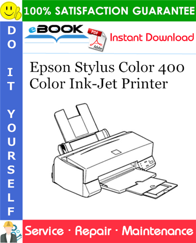 Thumbnail ☆☆ Best ☆☆ Epson Stylus Color 400 Color Ink-Jet Printer Service Repair Manual