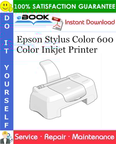 Thumbnail ☆☆ Best ☆☆ Epson Stylus Color 600 Color Inkjet Printer Service Repair Manual