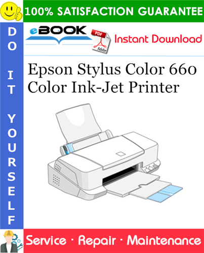 Thumbnail ☆☆ Best ☆☆ Epson Stylus Color 660 Color Ink-Jet Printer Service Repair Manual