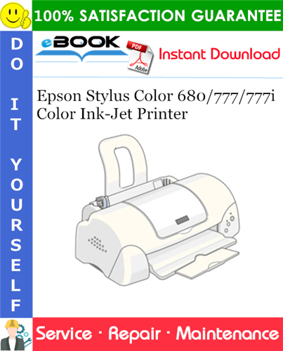 Thumbnail ☆☆ Best ☆☆ Epson Stylus Color 680/777/777i Color Ink-Jet Printer Service Repair Manual