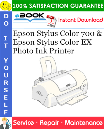 Thumbnail ☆☆ Best ☆☆ Epson Stylus Color 700 & Epson Stylus Color EX Photo Ink Printer Service Repair Manual