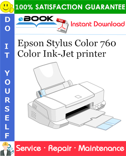Thumbnail ☆☆ Best ☆☆ Epson Stylus Color 760 Color Ink-Jet printer Service Repair Manual