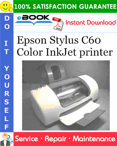 Thumbnail ☆☆ Best ☆☆ Epson Stylus C60 Color InkJet printer Service Repair Manual