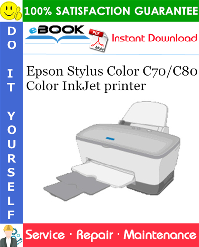 Thumbnail ☆☆ Best ☆☆ Epson Stylus Color C70/C80 Color InkJet printer Service Repair Manual