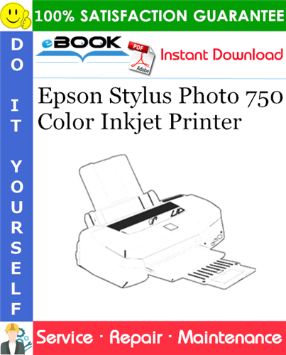 Thumbnail ☆☆ Best ☆☆ Epson Stylus Photo 750 Color Inkjet Printer Service Repair Manual