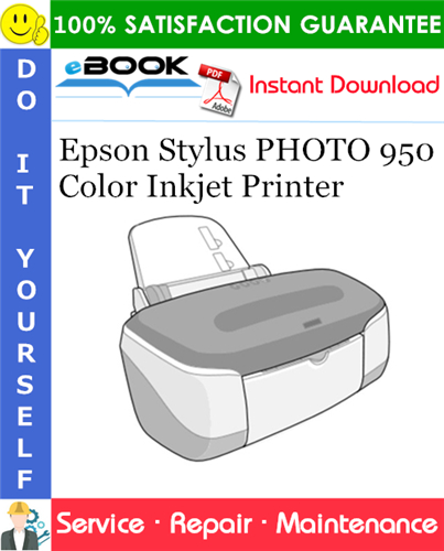 Thumbnail ☆☆ Best ☆☆ Epson Stylus PHOTO 950 Color Inkjet Printer Service Repair Manual