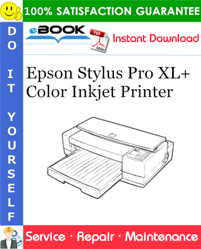 Thumbnail ☆☆ Best ☆☆ Epson Stylus Pro XL+ Color Inkjet Printer Service Repair Manual