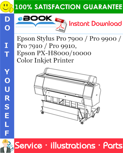 Thumbnail ☆☆ Best ☆☆ Epson Stylus Pro 7900 / Pro 9900 / Pro 7910 / Pro 9910, Epson PX-H8000/10000 Color Inkjet Printer Parts Manual Thumbnail ☆☆ Best ☆☆ Epson Stylus Pro 7900 / Pro 9900 / Pro 7910 / Pro 9910, Epson PX-H8000/10000 Color Inkjet Printer Parts Manual