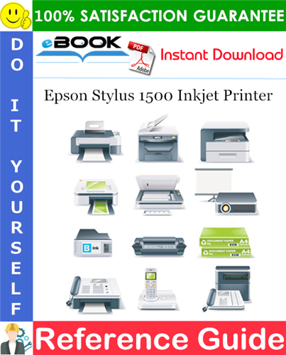 Thumbnail ☆☆ Best ☆☆ Epson Stylus 1500 Inkjet Printer Reference Guide