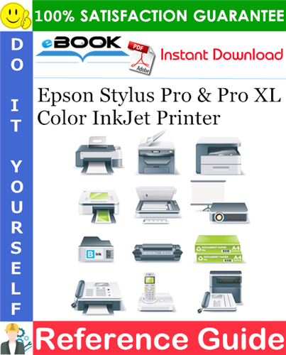 Thumbnail ☆☆ Best ☆☆ Epson Stylus Pro & Pro XL Color InkJet Printer Reference Guide